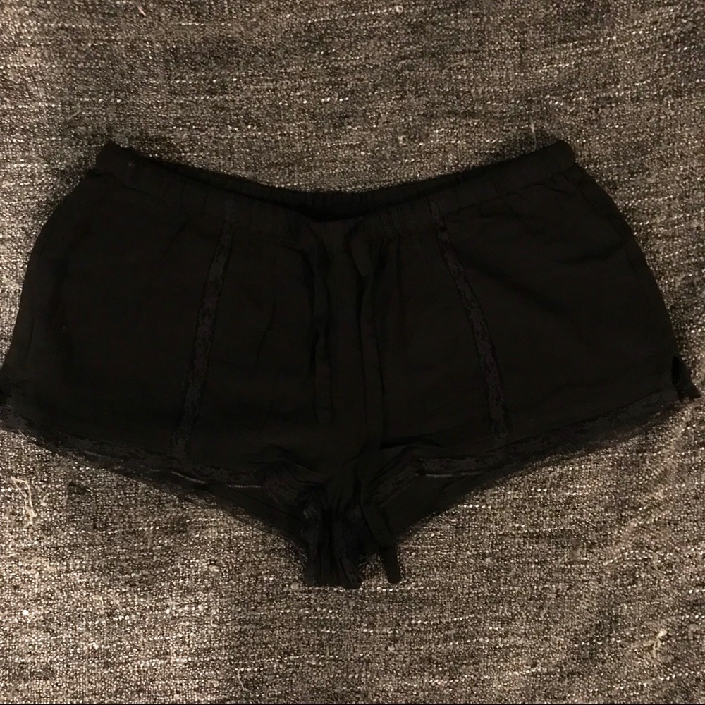 Black Lace Shorts